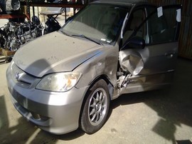 2004 HONDA CIVIC, SILVER, LX MODEL, 1.7L, AT.    A26329